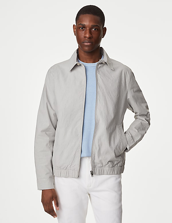 Harrington jacket light blue sales