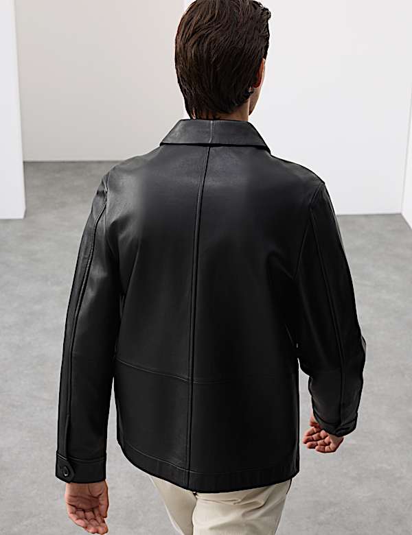 Leather Chore Jacket - AT