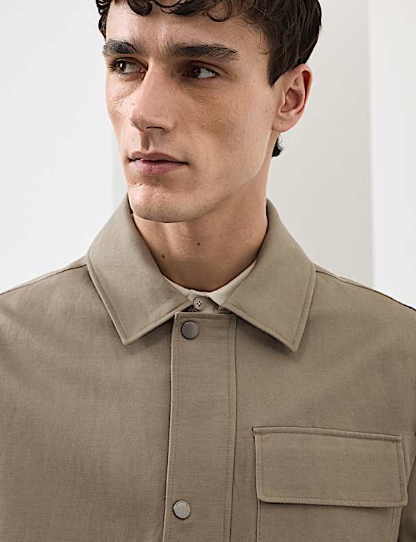 Arbeitsjacke mit hohem Baumwollanteil - DE