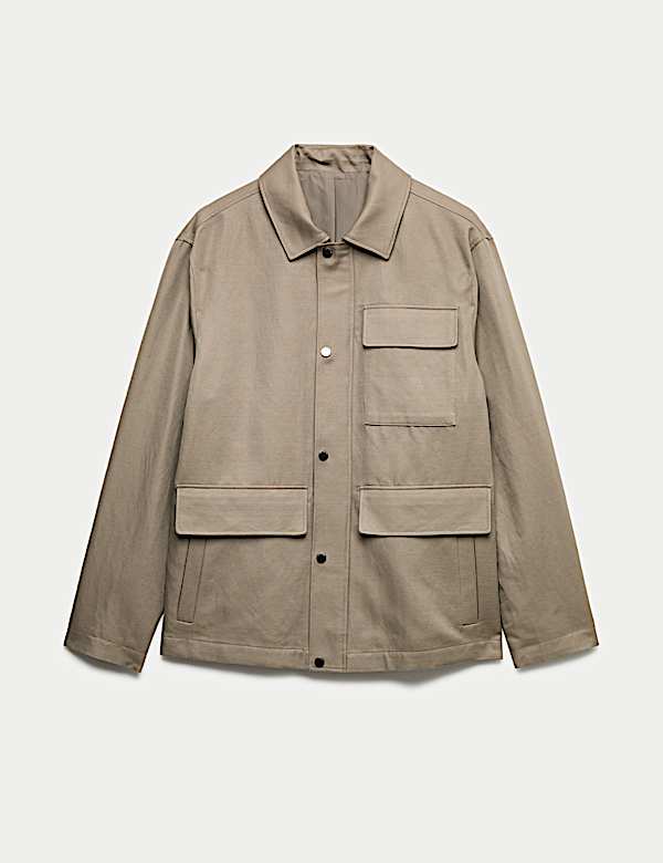 Arbeitsjacke mit hohem Baumwollanteil - DE