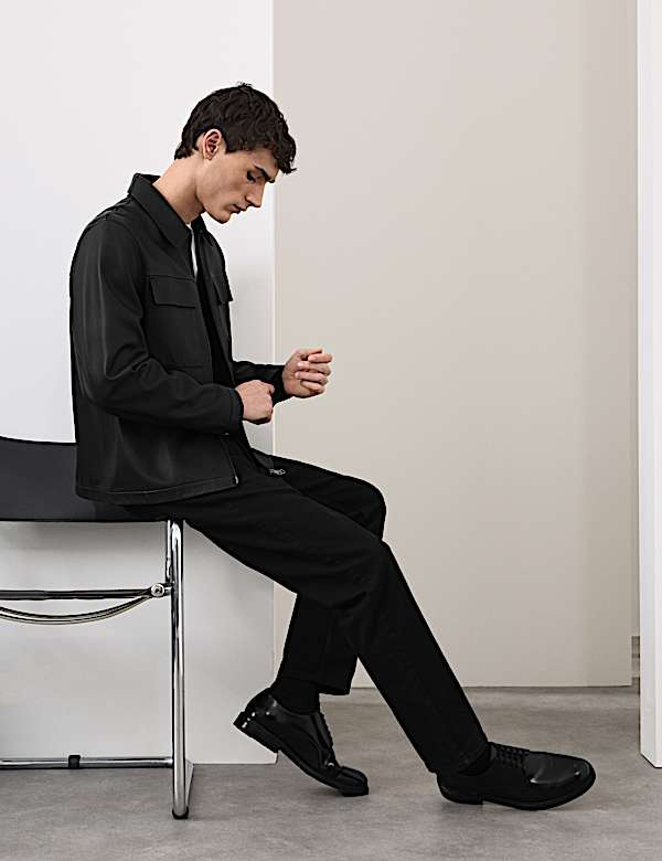 Lightweight Leather Jacket - BG