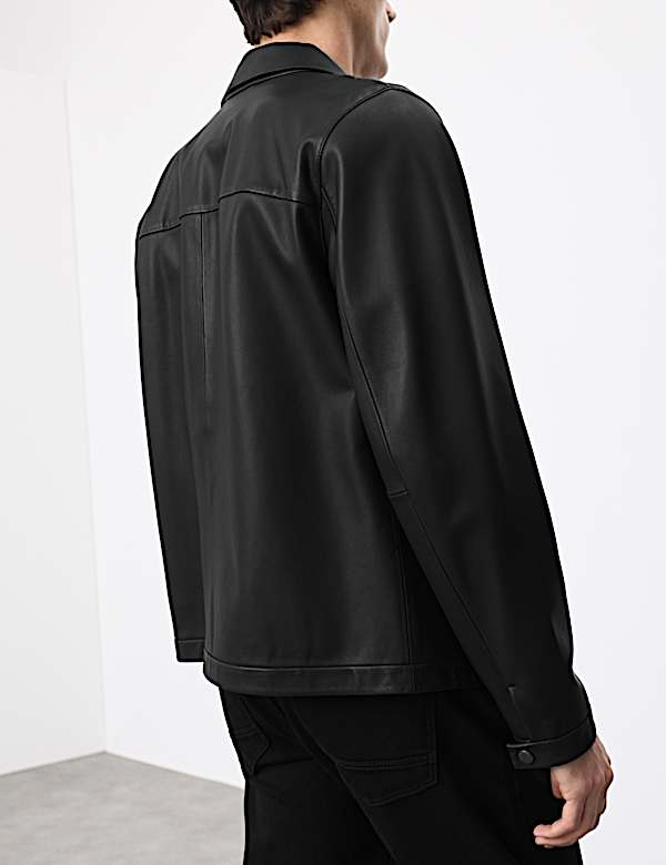 Lightweight Leather Jacket - BG