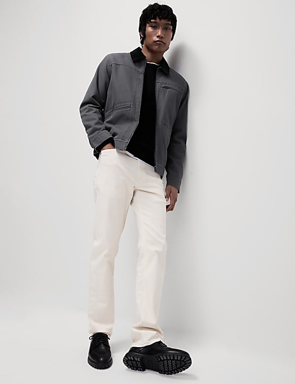 Canvas Trucker Utility Jacket