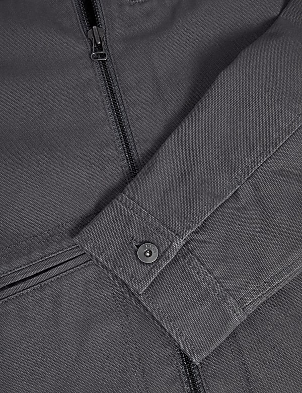 Canvas Trucker Utility Jacket