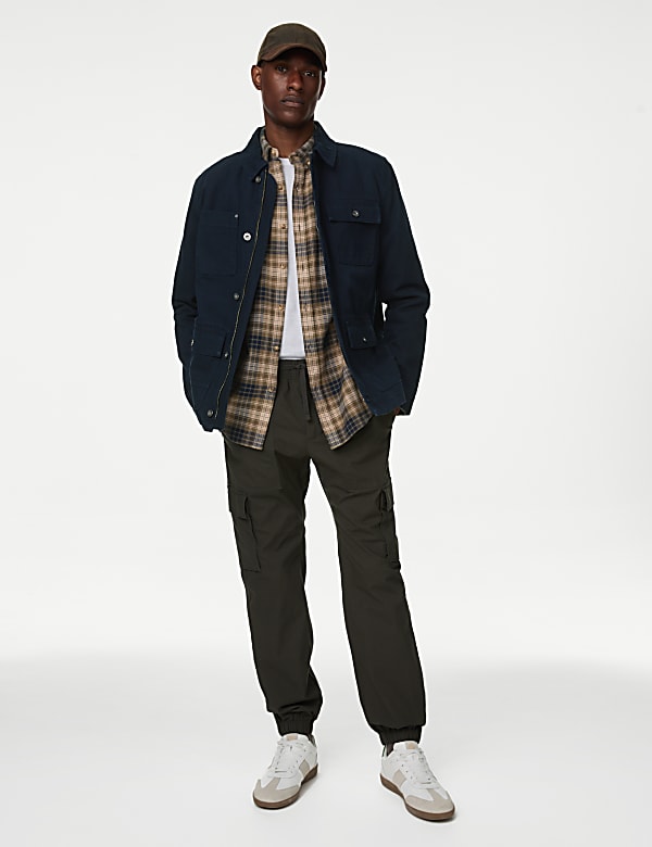 Borg Lined Utility Jacket with Stormwear