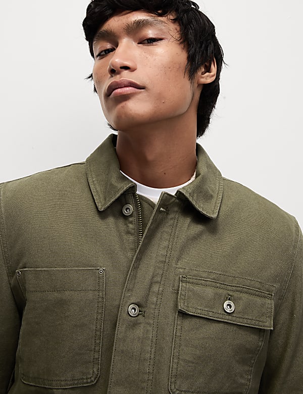 Borg Lined Utility Jacket with Stormwear