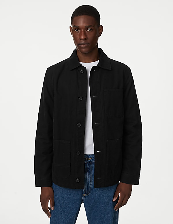 Pure Cotton Padded Chore Jacket - EE