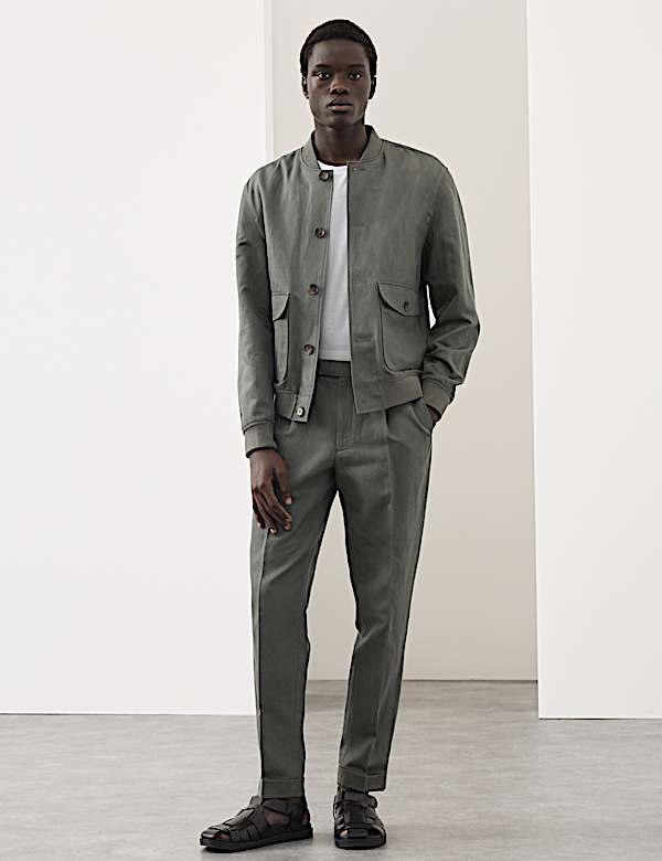 Cotton Blend Bomber - CH