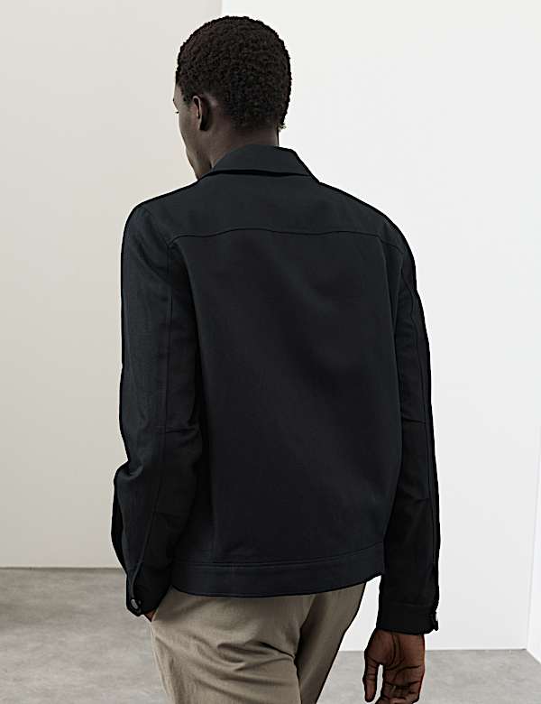 Harrington-Jacke mit hohem Baumwollanteil - DE