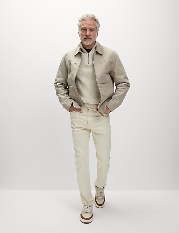 Cotton Rich Canvas Harrington Jacket - JO