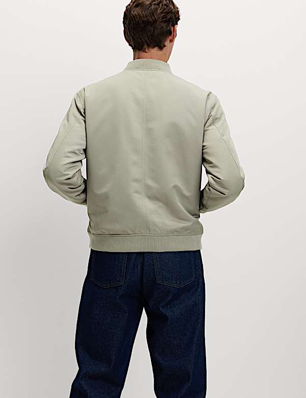 Satin Bomber Jacket