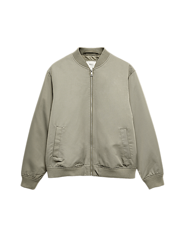 Satin Bomber Jacket