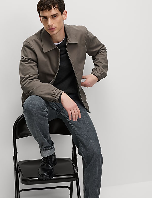 Cotton Rich Harrington Jacket - US