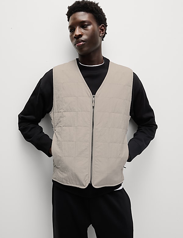 Padded Quilted Gilet - ES