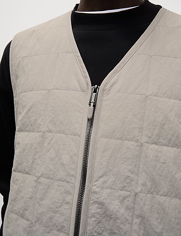 Padded Quilted Gilet - NL