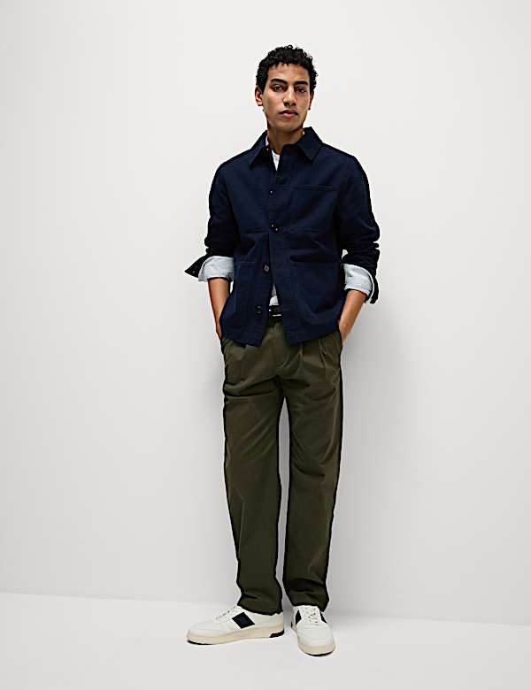 Pure Cotton Chore Jacket - KR