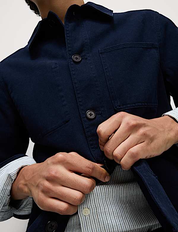 Pure Cotton Chore Jacket - KR