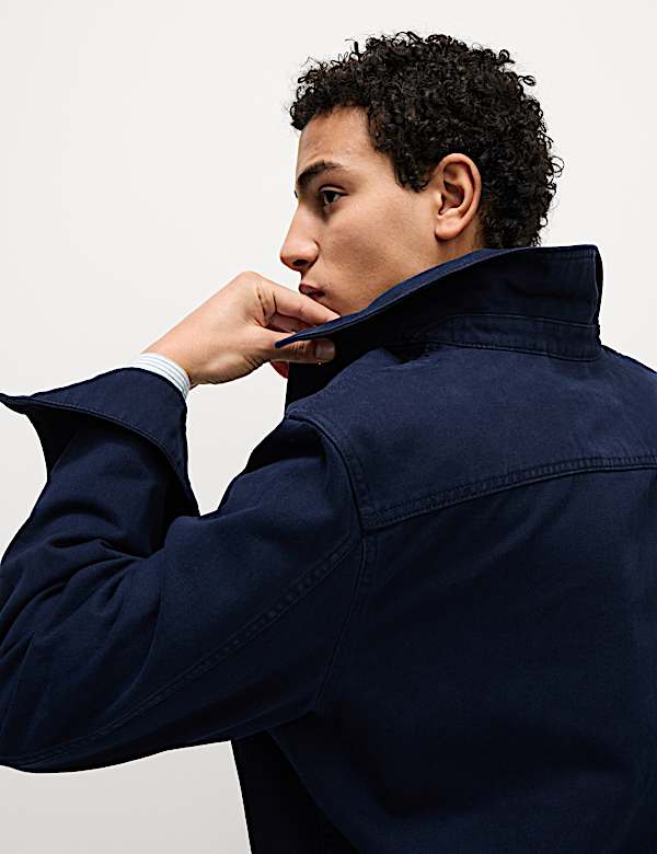 Pure Cotton Chore Jacket - KR