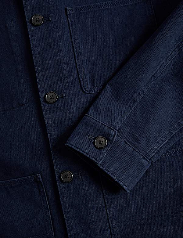 Pure Cotton Chore Jacket - KR