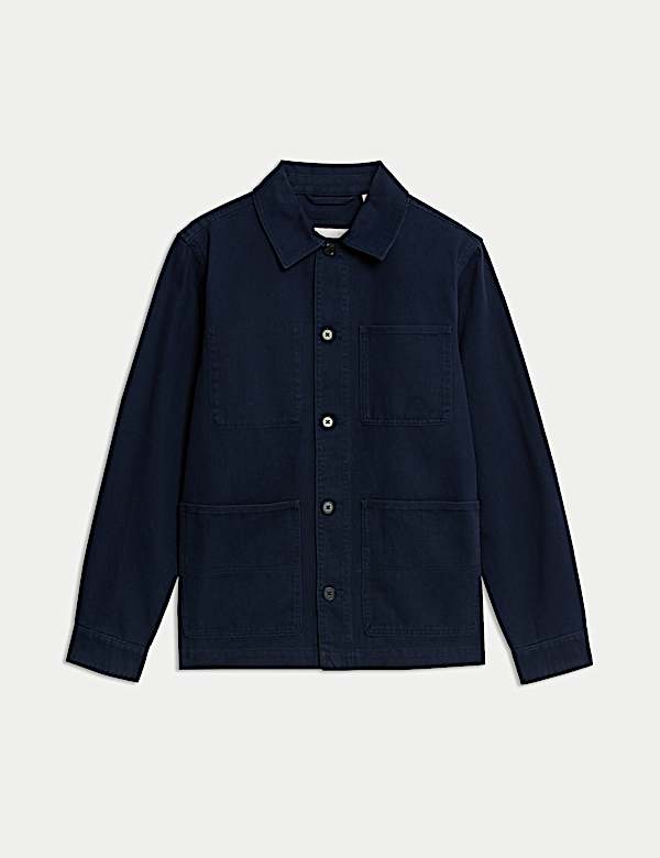 Pure Cotton Chore Jacket - KR