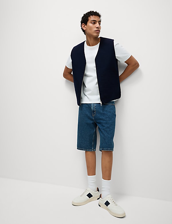 Padded Cotton Rich Canvas Gilet