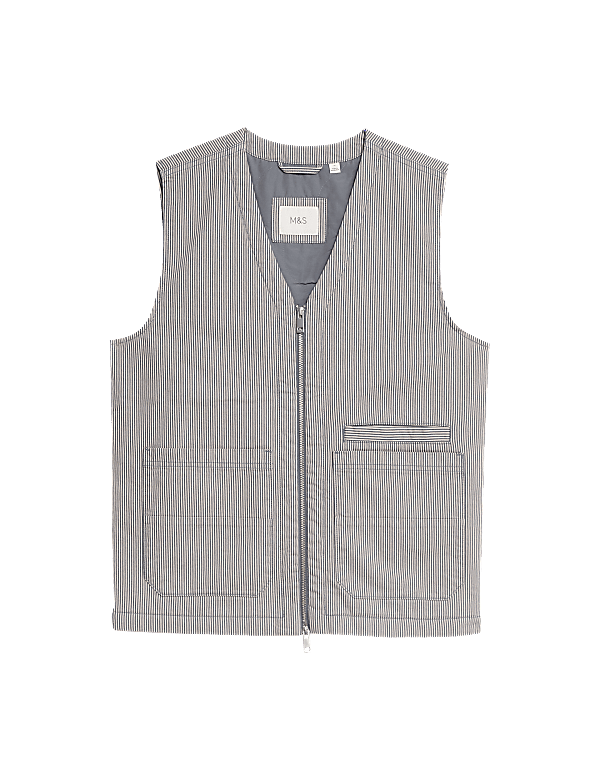 Padded Cotton Rich Canvas Gilet
