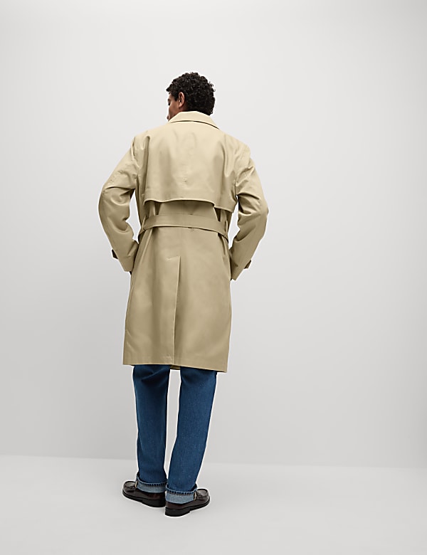 Cotton Lyocell Blend Trench - NL