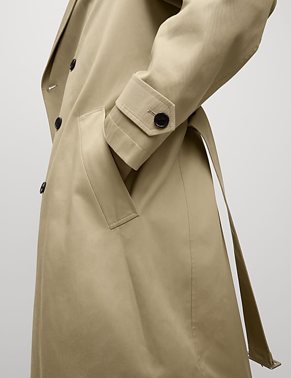 Cotton Lyocell Blend Trench - NL