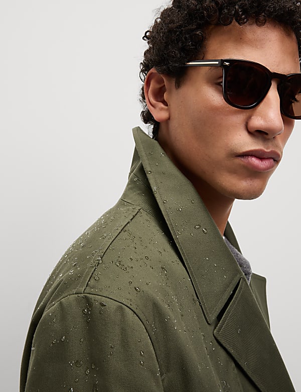 Cotton Lyocell Blend Trench - AU