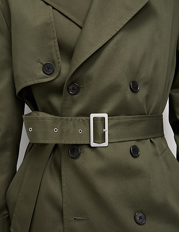 Cotton Lyocell Blend Trench - AU