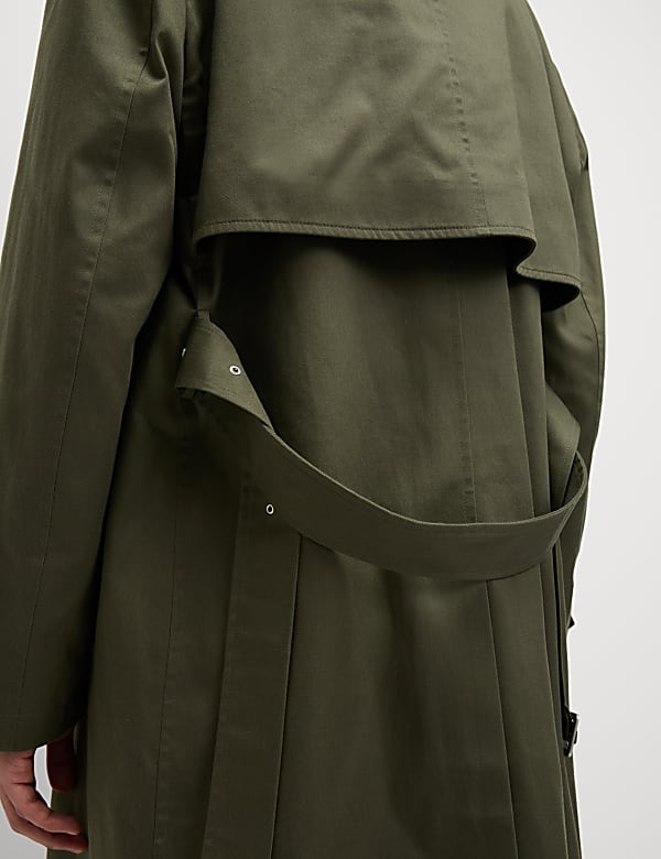 Cotton Lyocell Blend Trench - AU