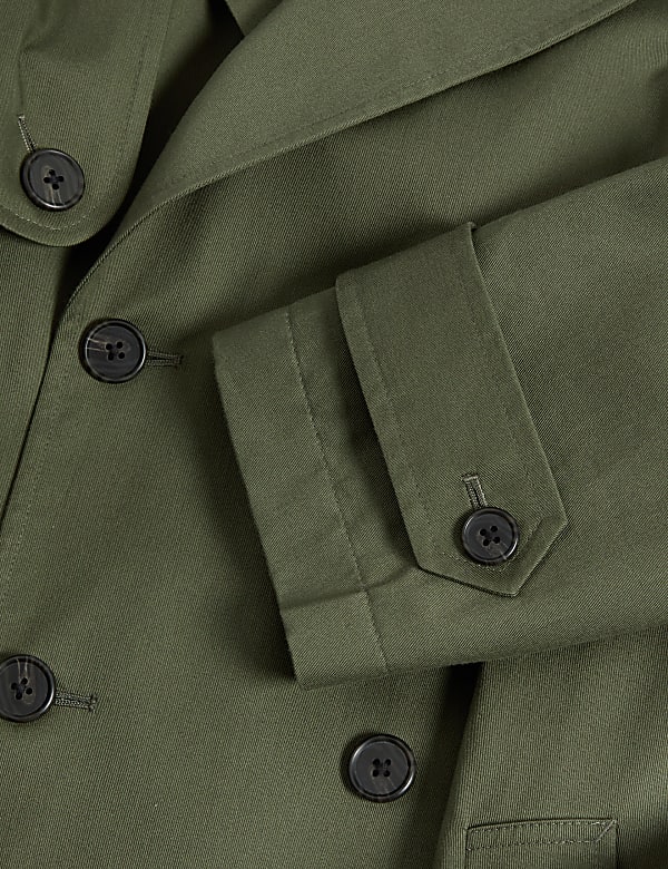 Cotton Lyocell Blend Trench - AU