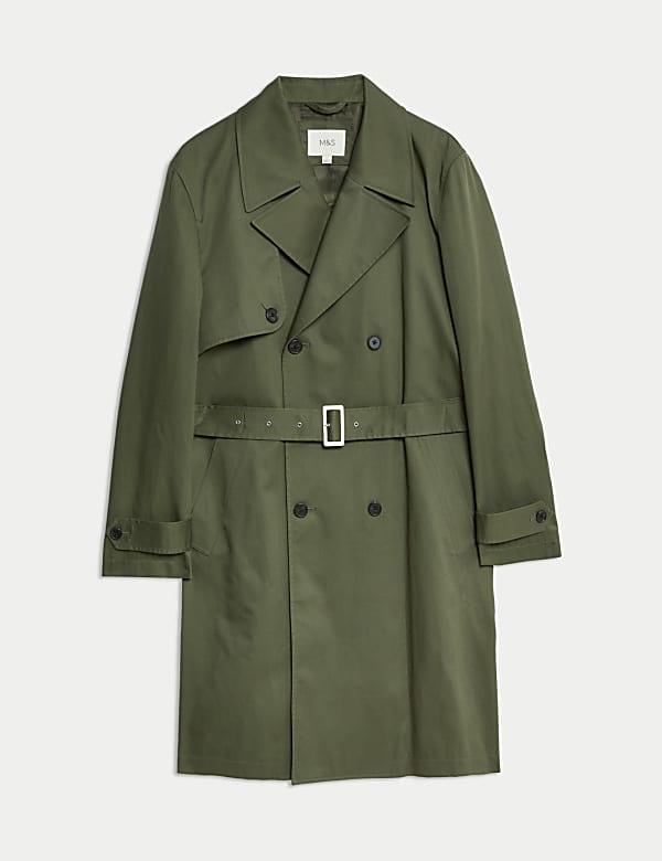 Cotton Lyocell Blend Trench - AU