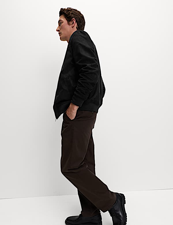 ז'קט בומבר דמוי זמש - IL