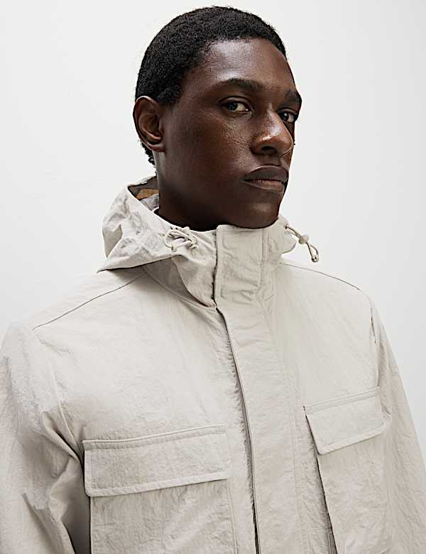 4 Pocket Hooded Field Jacket - SK