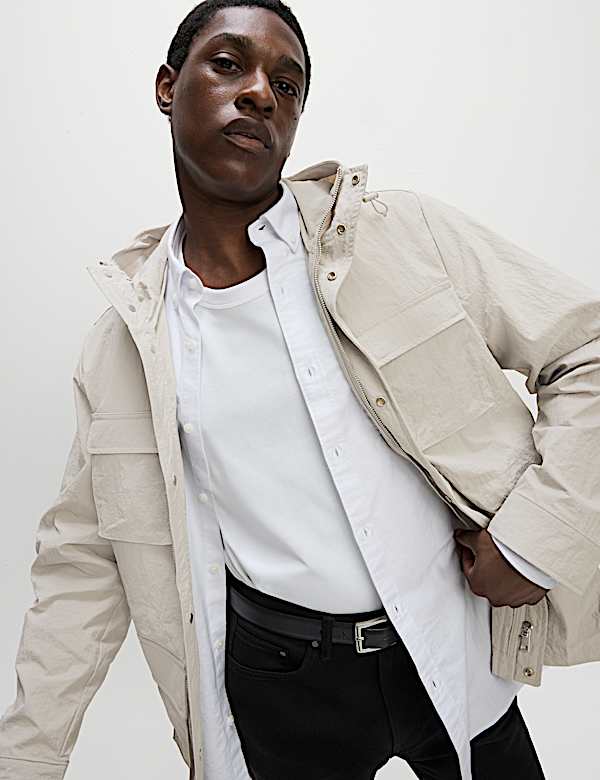 4 Pocket Hooded Field Jacket