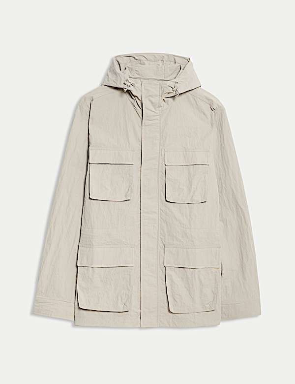 4 Pocket Hooded Field Jacket - LU