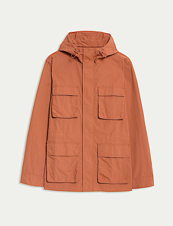 4 Pocket Hooded Field Jacket - NL
