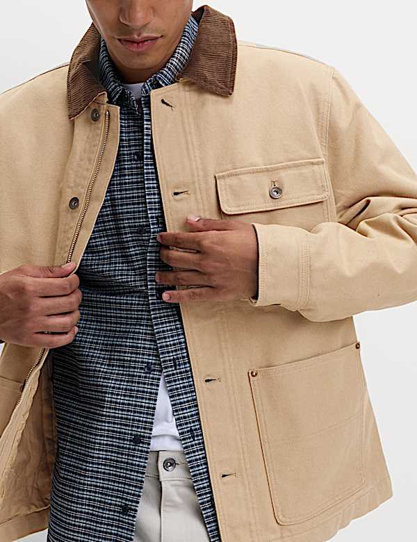 Pure Cotton 3 Pocket Barn Jacket