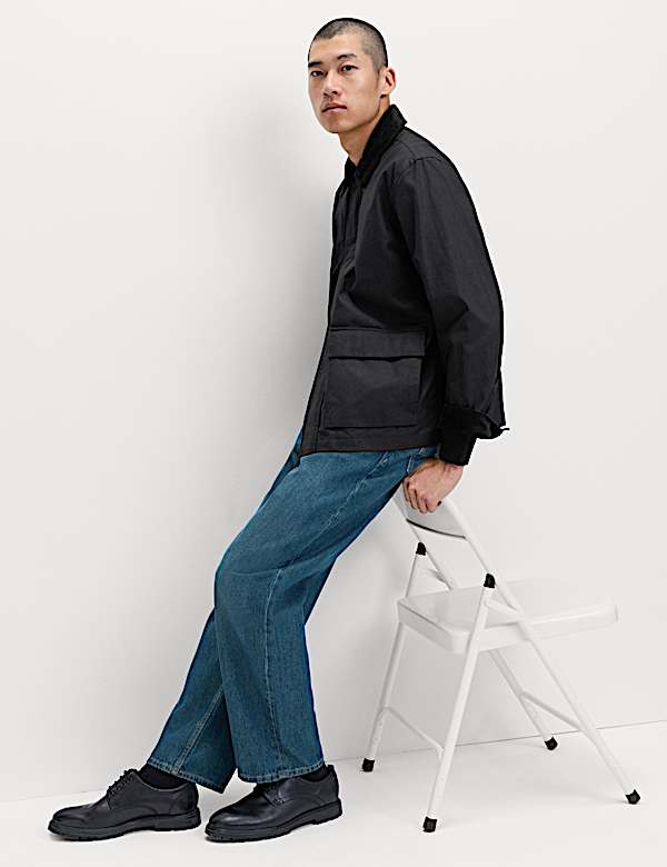 Pure Cotton Wax Jacket - HU