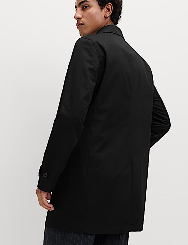 Cotton Blend Car Coat Mac - US