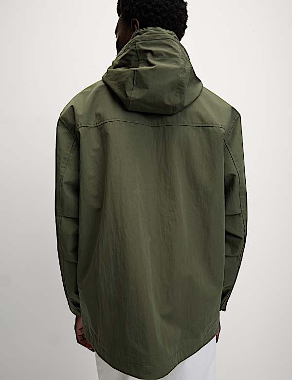 Cotton Rich Hooded Utility Jacket - CA
