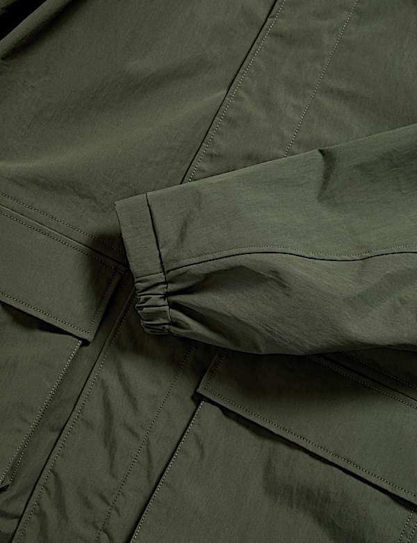 Cotton Rich Hooded Utility Jacket - CA