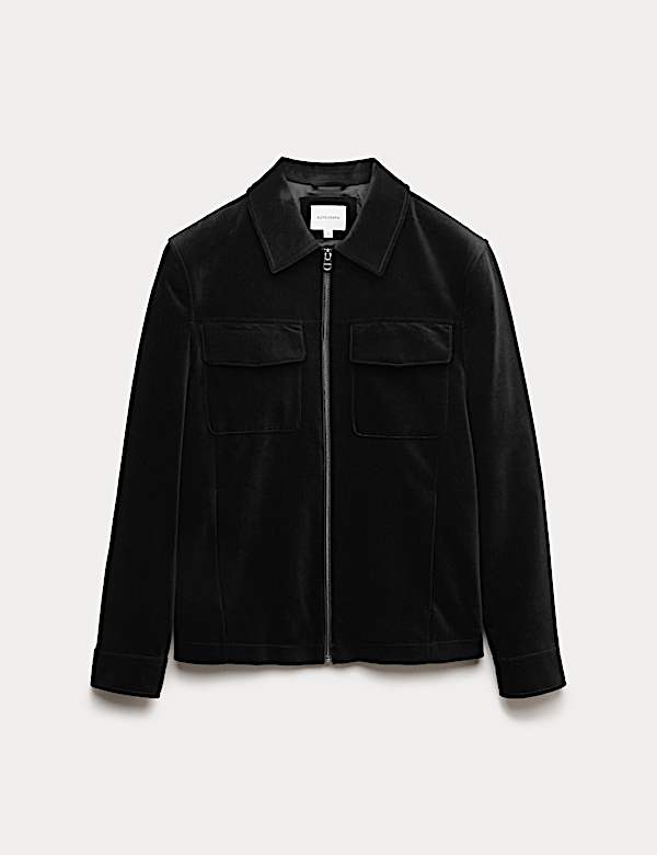 Pure Cotton Velvet Trucker - MX