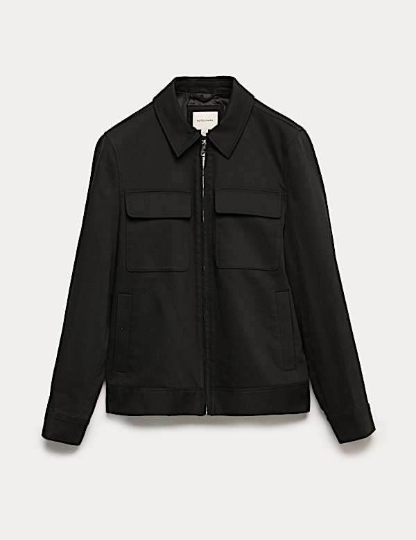 Corduroy Blouson Harrington Jacket - BN