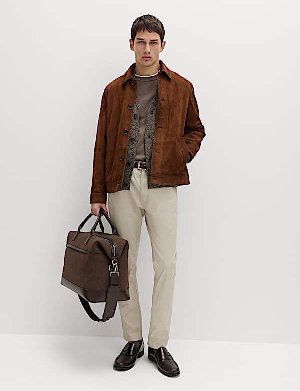 Zamszowa polerowana kurtka użytkowa - PL