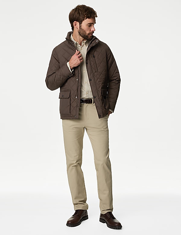 Buy Quilted Utility Jacket with Stormwear at Marks Spencer