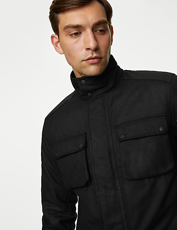 Buy Pure Cotton Wax Parka Jacket with Stormwear at Marks Spencer
