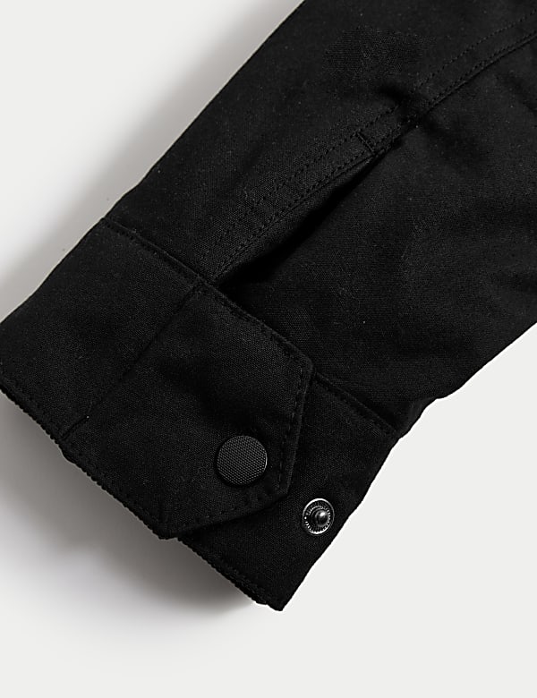Pure Cotton Wax Parka Jacket with Stormwear™