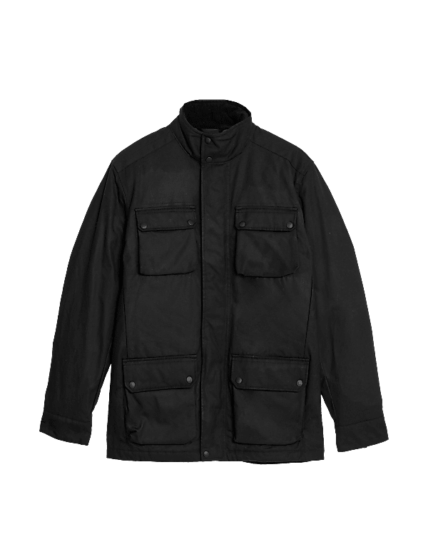 Marks and spencer wax jacket deals
